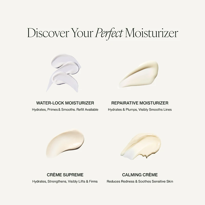 Water-Lock Refillable Moisturizer with Skin-Smoothing Peptides & Hyaluronic Acid
