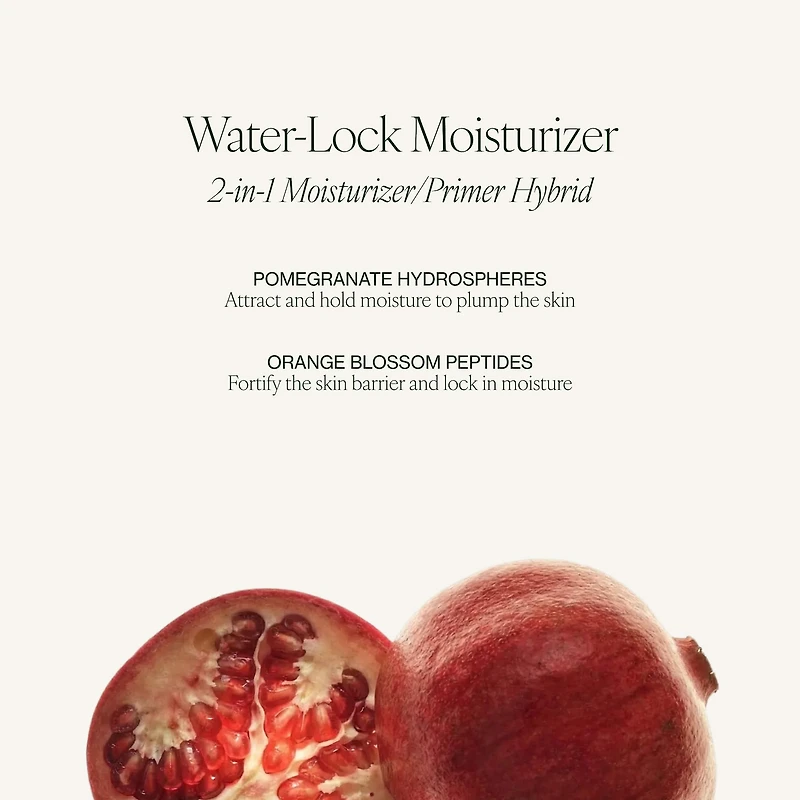 Water-Lock Refillable Moisturizer with Skin-Smoothing Peptides & Hyaluronic Acid