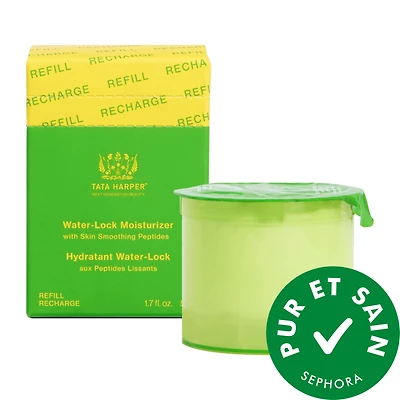 Hydratant rechargeable Water-Lock avec peptides pour adoucir la peau et acide hyaluronique