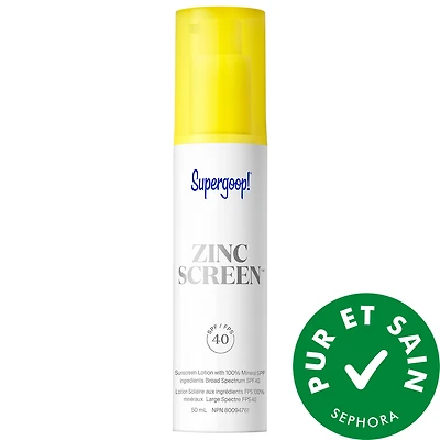 Lotion minérale Zincscreen FPS 40PA++ 