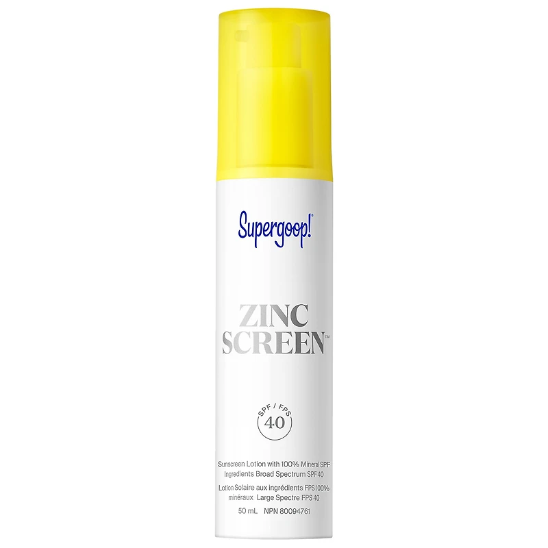 Lotion minérale Zincscreen FPS 40PA++