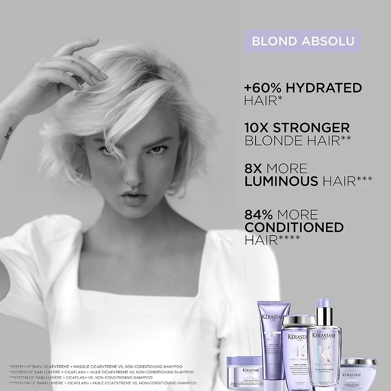 Masque cheveux fortifiant Blond Absolu pour cheveux blonds très abîmés
