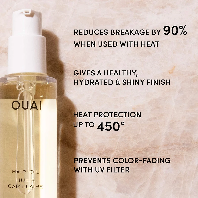 Lightweight Heat-Protecting Hair Oil for Frizz Control