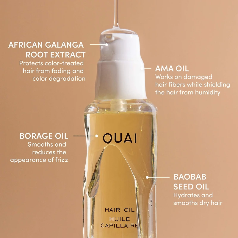 Lightweight Heat-Protecting Hair Oil for Frizz Control