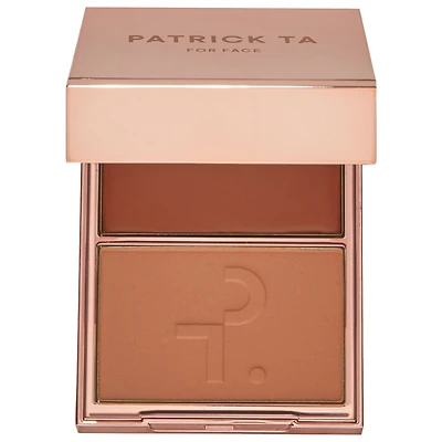 PATRICK TA Major Headlines Double-Take crème & powder Blush Duo 0.17 oz and powder/5 g 5