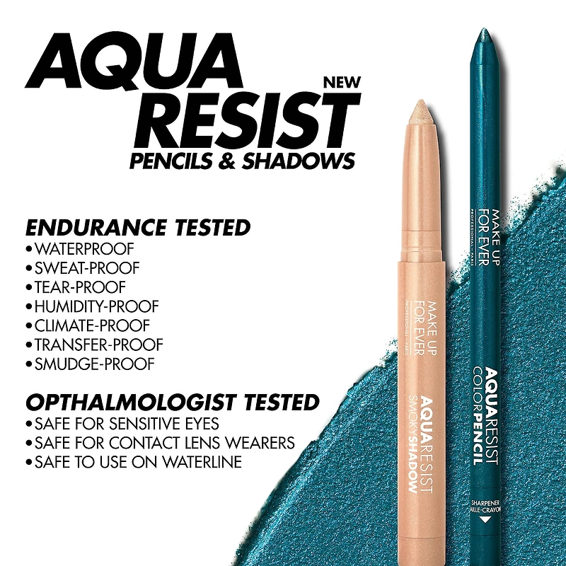 Fard à paupières en bâton charbonneux Aqua Resist