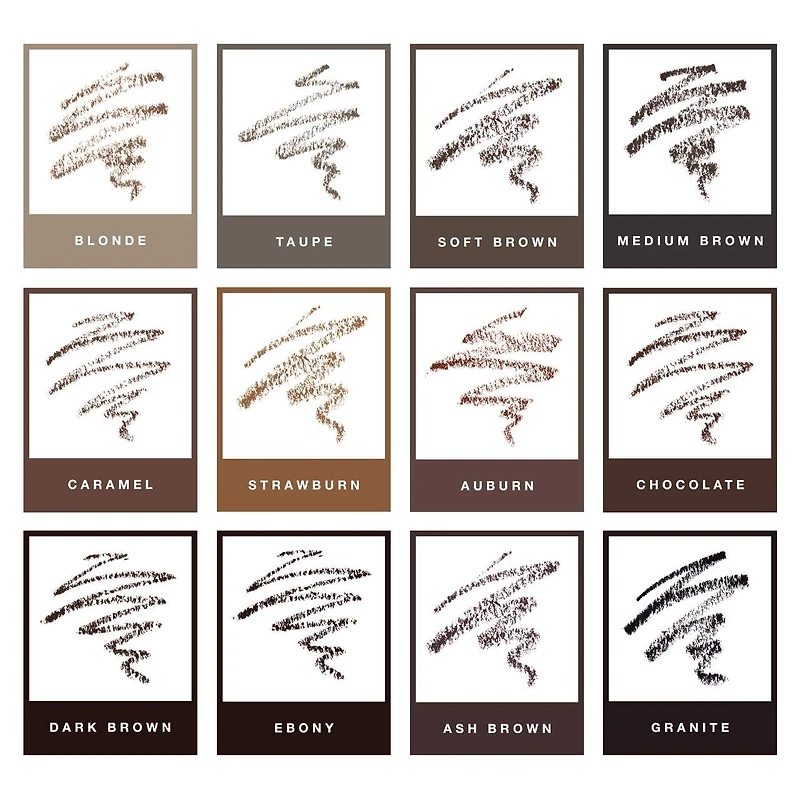 Crayon définisseur de sourcils à pointe triangulaire 3-en-1 Easy Precision