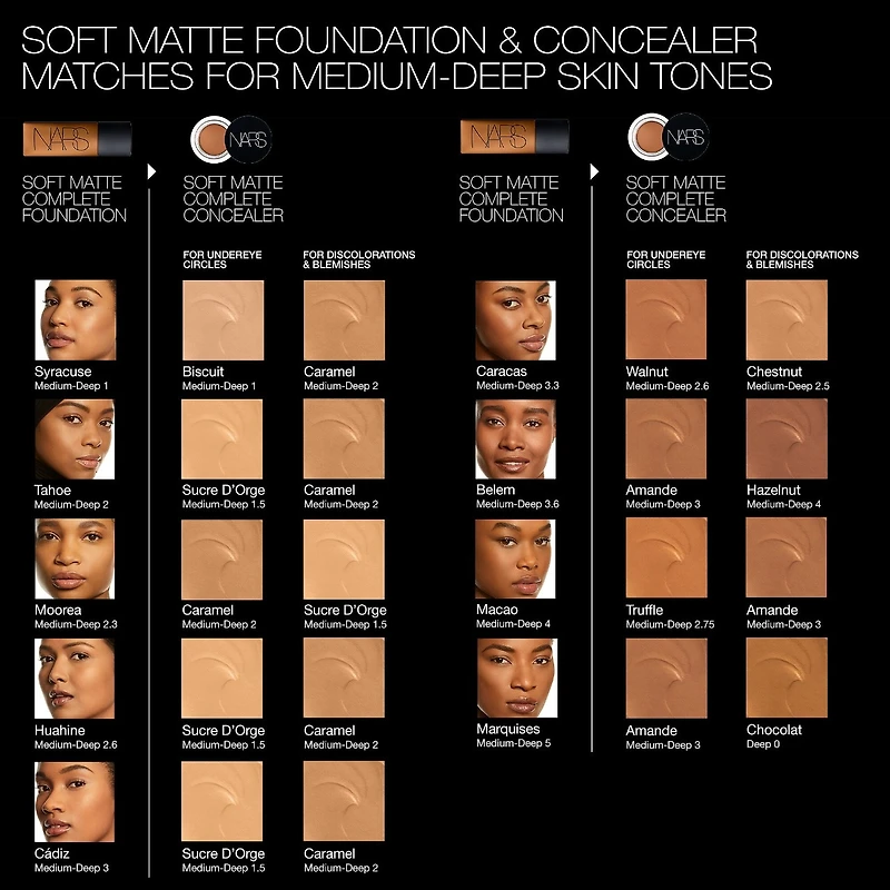 Fond de teint complet mat doux