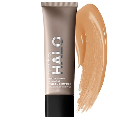 Smashbox Halo Healthy Glow Tinted Moisturizer Broad Spectrum SPF 25 with Hyaluronic Acid Tan 1.4 fl oz/ 40mL