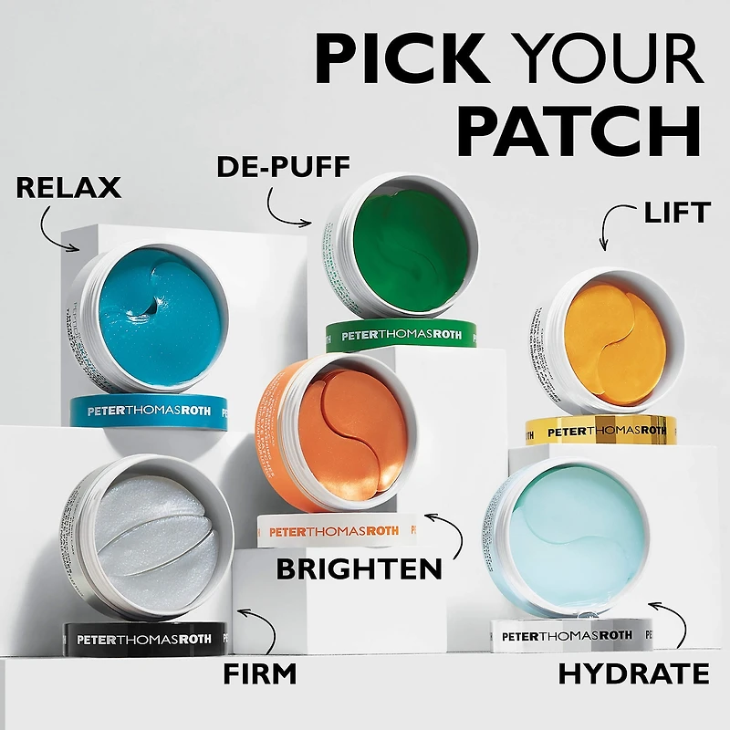 Timbres de gel hydratant illuminant pour les yeux Potent-C™