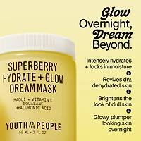 Superberry Hydrate + Glow Dream Night Cream Mask with Vitamin C