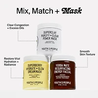 Superberry Hydrate + Glow Dream Night Cream Mask with Vitamin C