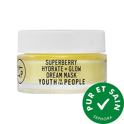 Superberry Hydrate + Glow Dream Night Cream Mask with Vitamin C