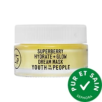 Superberry Hydrate + Glow Dream Night Cream Mask with Vitamin C