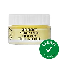 Superberry Hydrate + Glow Dream Night Cream Mask with Vitamin C