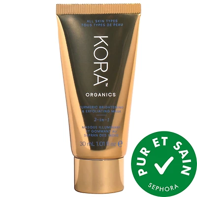 Turmeric Brightening Pore Scrub + Exfoliating Mask