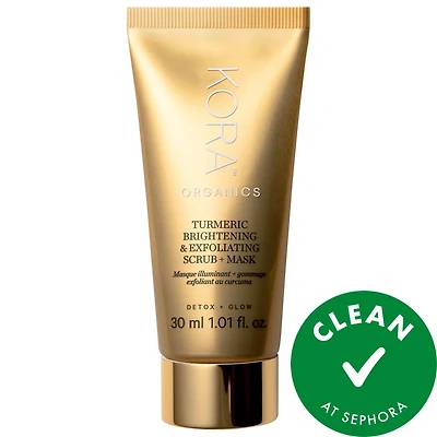 Turmeric Brightening Pore Scrub + Exfoliating Mask