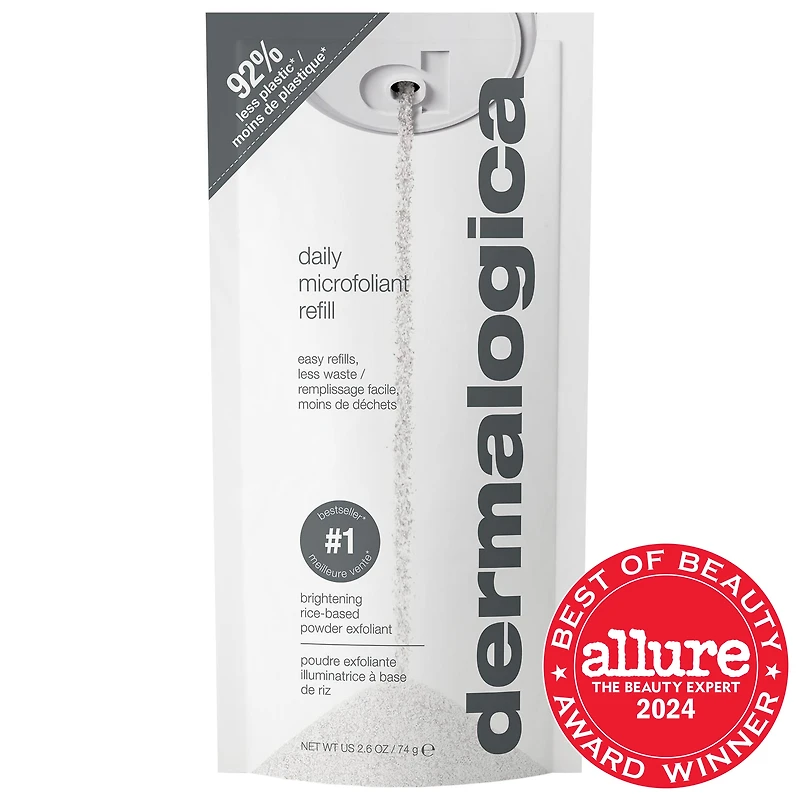 Daily Microfoliant — Salicylic Acid Powder Exfoliator for Pores, Spots & Uneven Skin Tone | Rice Enzyme + BHA Gentle Enough Use
