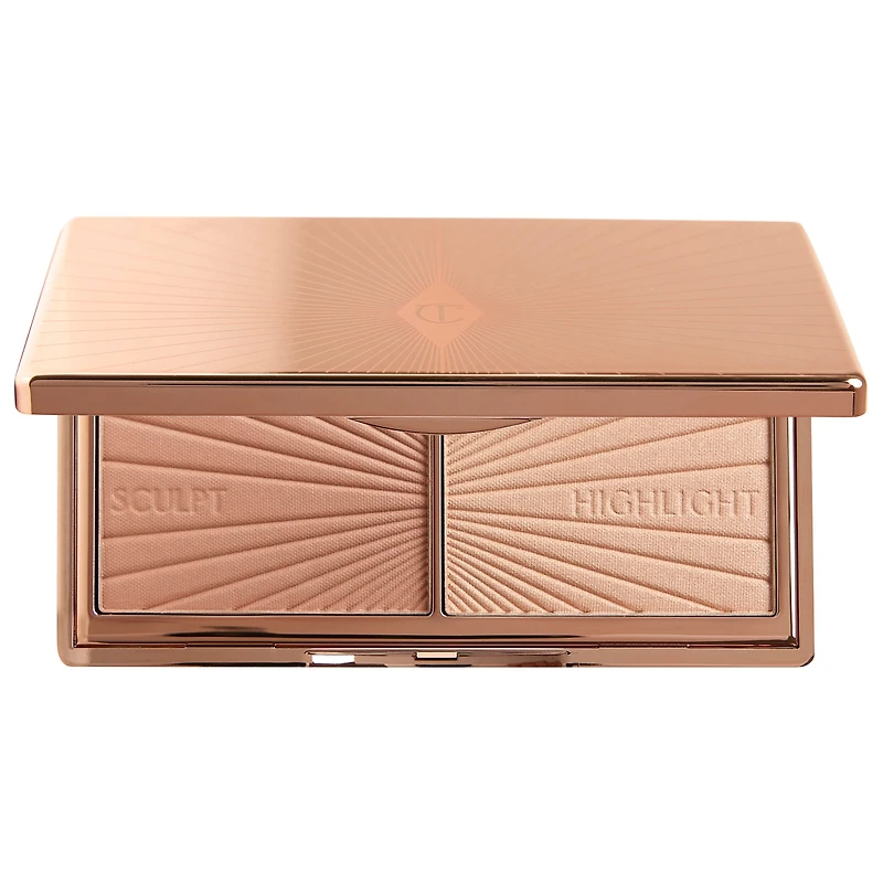 Charlotte Tilbury Mini Filmstar Bronze & Glow Contour Duo 0.12 oz/ 3.5 g