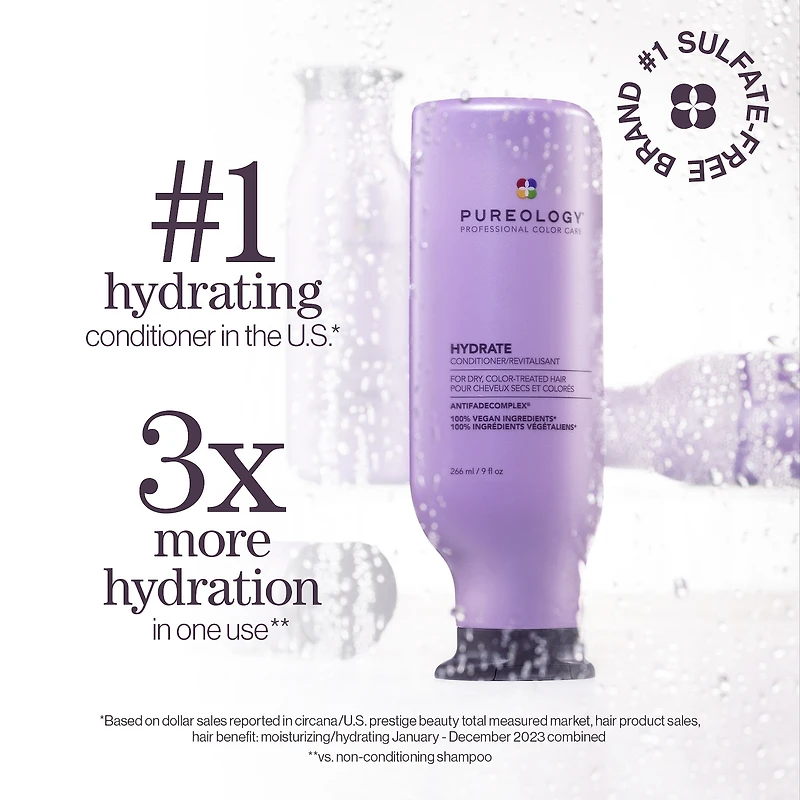 Revitalisant Hydrate pour cheveux moyens à épais
