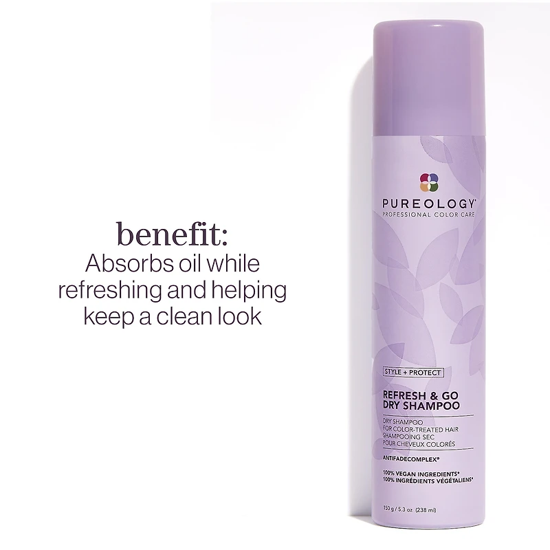 Shampooing sec Refresh & Go Style + Protect