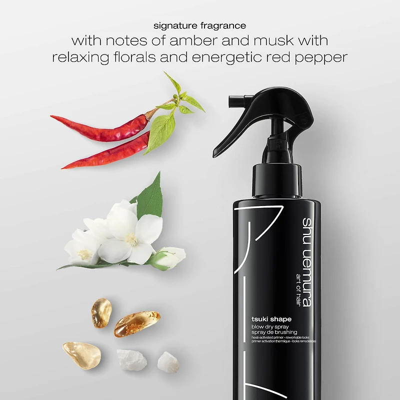 Tsuki Shape Heat-Activated Blow Dry Spray