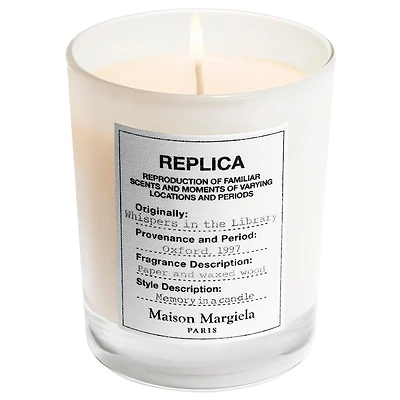Bougie parfumée "REPLICA" Whispers in the Library