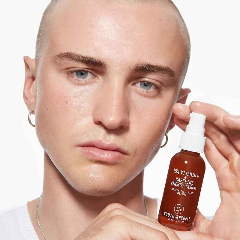 15% Vitamin C + Caffeine Energy Brightening Serum for Uneven Tone