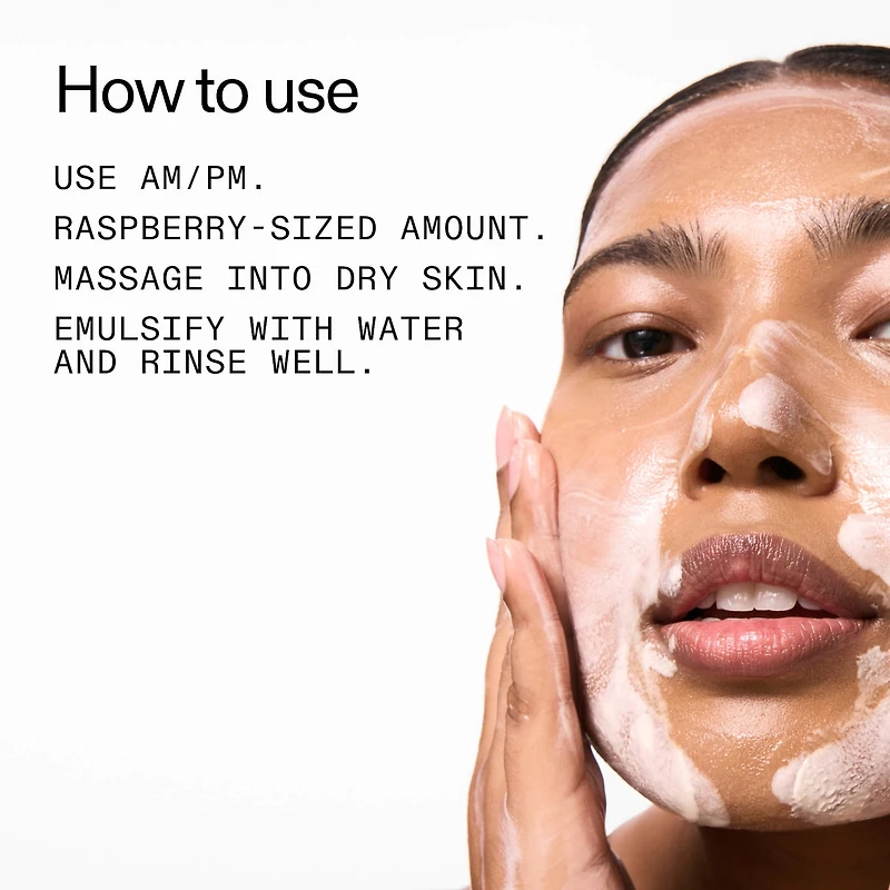 Baume nettoyant démaquillant à l’avoine de Lotus