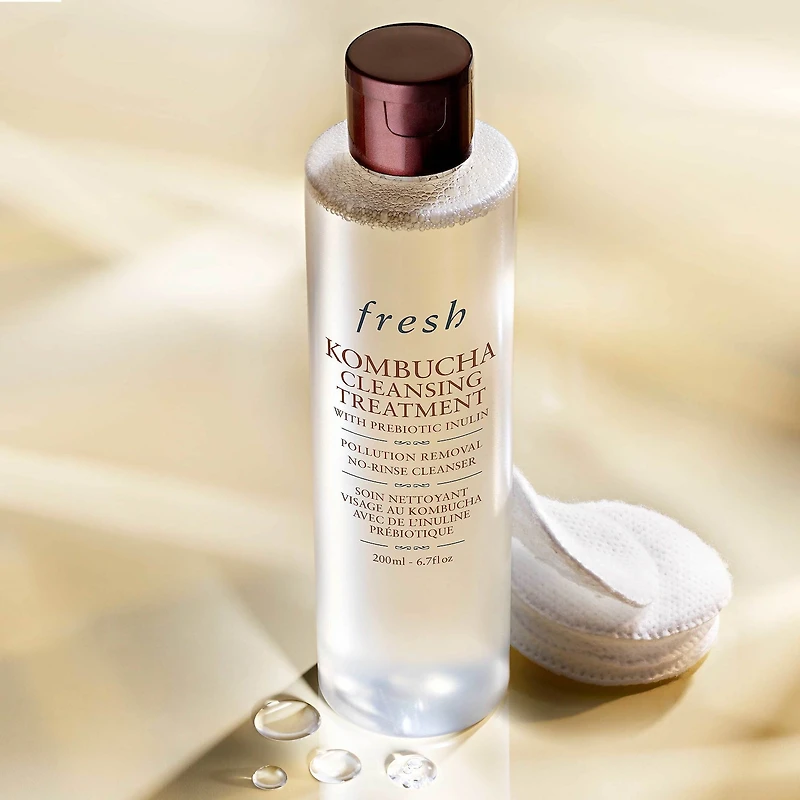 Soin nettoyant sans rinçage 2-en-1 au kombucha avec prébiotique