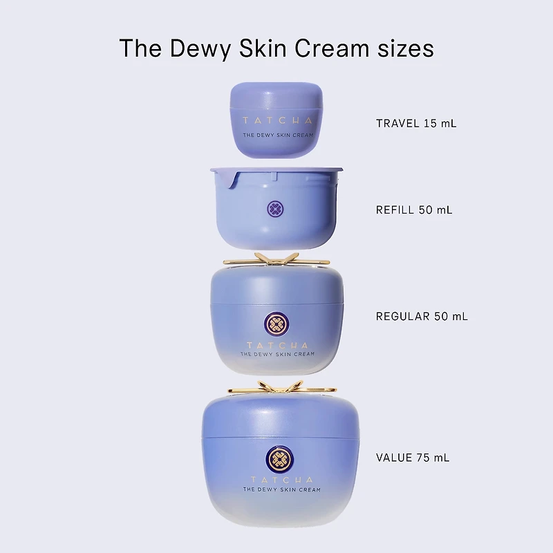 Crème hydratante et repulpante recargeable The Dewy Skin