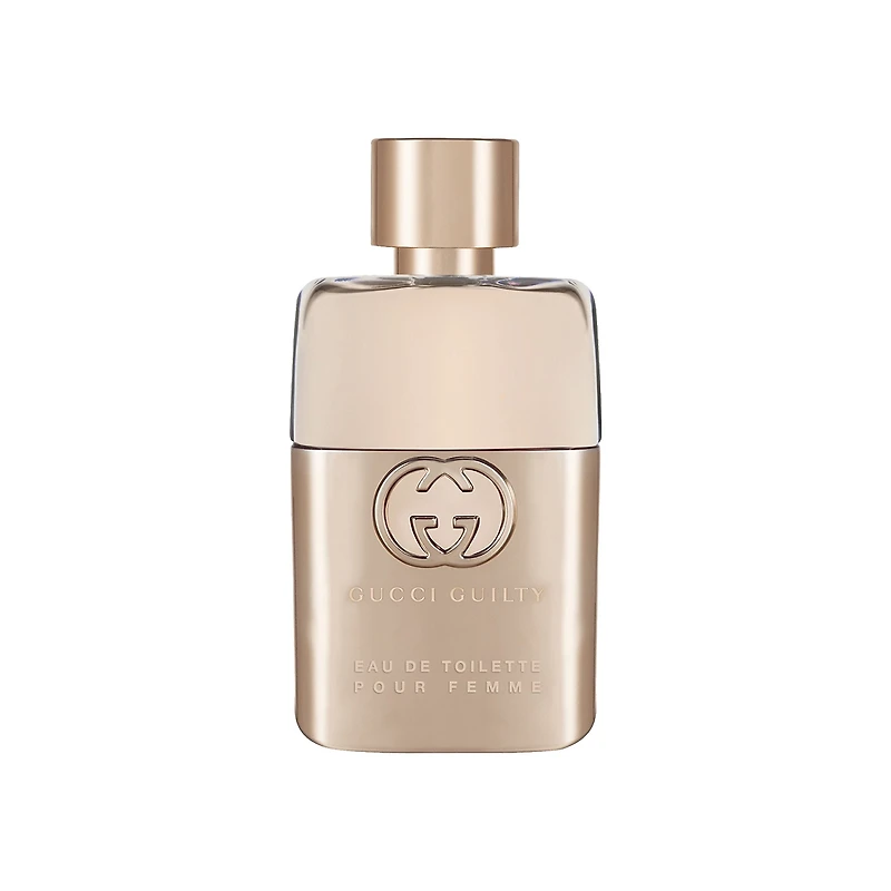 Eau de toilette Guilty pour femme avec mandarine, lilas et patchouli