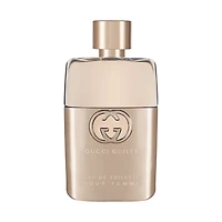 Eau de toilette Guilty pour femme avec mandarine, lilas et patchouli