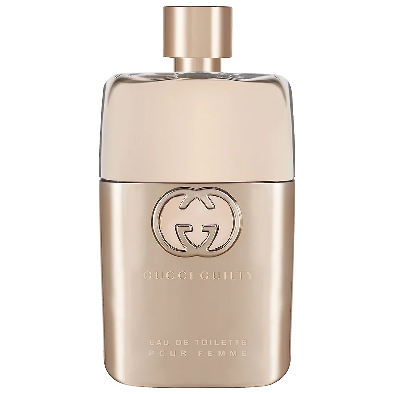 Eau de toilette Guilty pour femme avec mandarine, lilas et patchouli