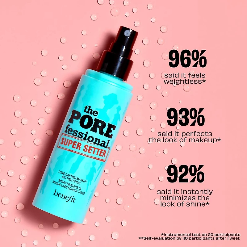 The POREfessional : Vaporisateur fixateur hydrofuge Super Setter minimisant les pores