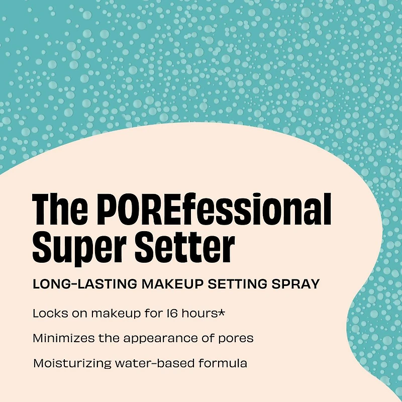 The POREfessional : Vaporisateur fixateur hydrofuge Super Setter minimisant les pores
