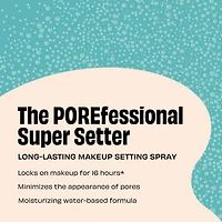 The POREfessional : Vaporisateur fixateur hydrofuge Super Setter minimisant les pores