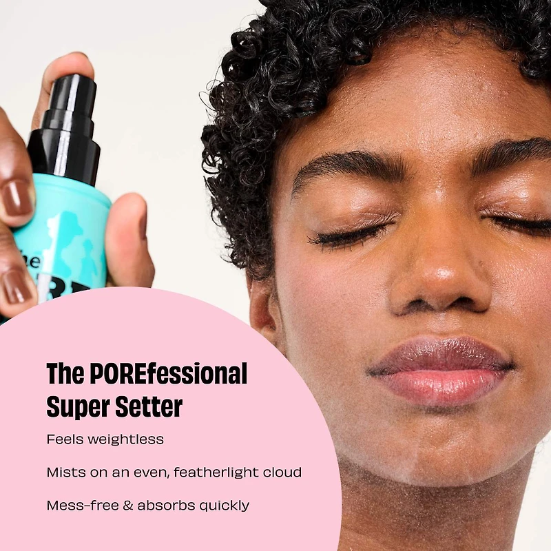 The POREfessional : Vaporisateur fixateur hydrofuge Super Setter minimisant les pores