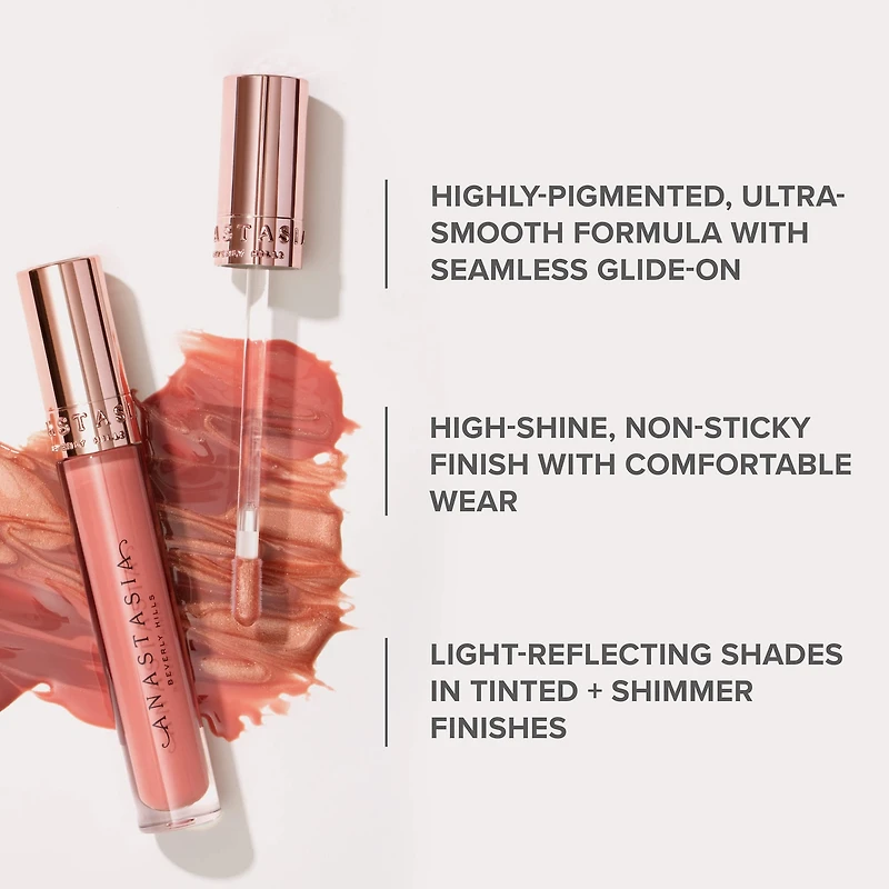 Non-Sticky Clear Crystal Lip Gloss