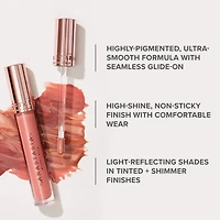 Non-Sticky Clear Crystal Lip Gloss