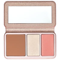 Palettes pour le visage – poudre bronzante, illuminateur et fard à joues tout-en-un