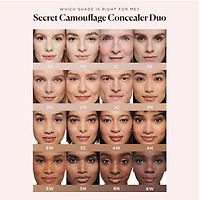 Duo anticernes en bâton Correction et Lumière Secret Camouflage