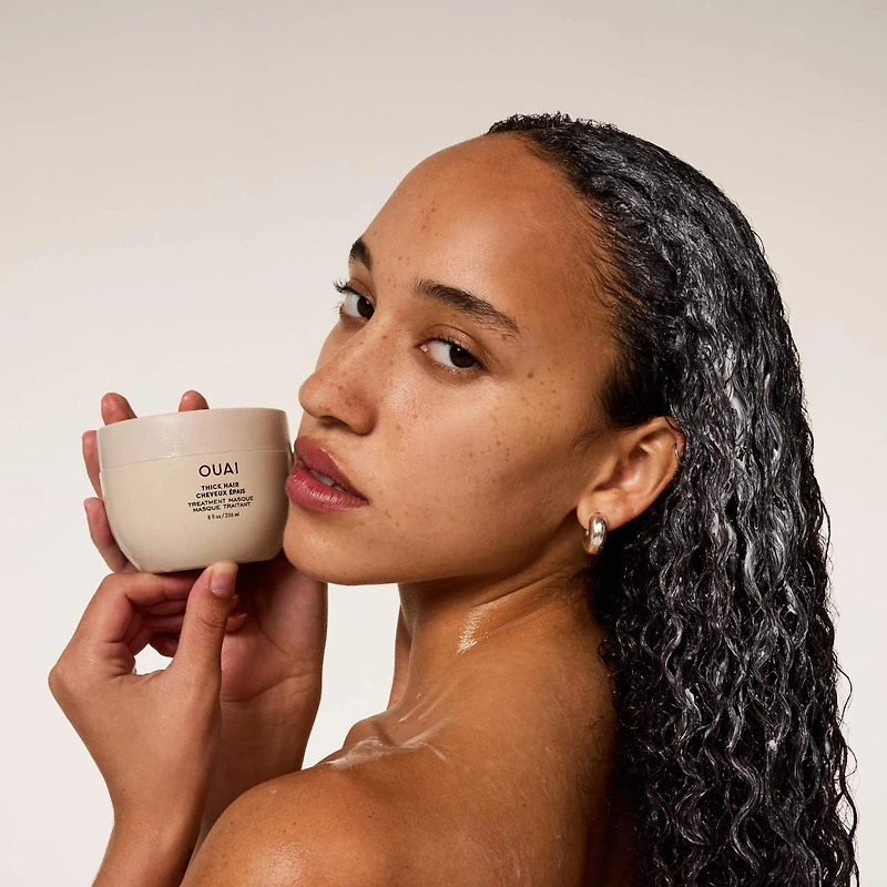 Masque de soin pour cheveux épais