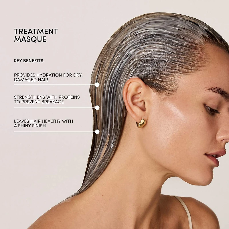 Masque de soin pour cheveux épais