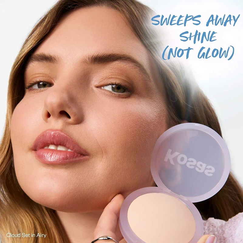 Poudre végane fixatrice et lissante sans talc Cloud Set Baked