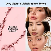 Poudre végane fixatrice et lissante sans talc Cloud Set Baked