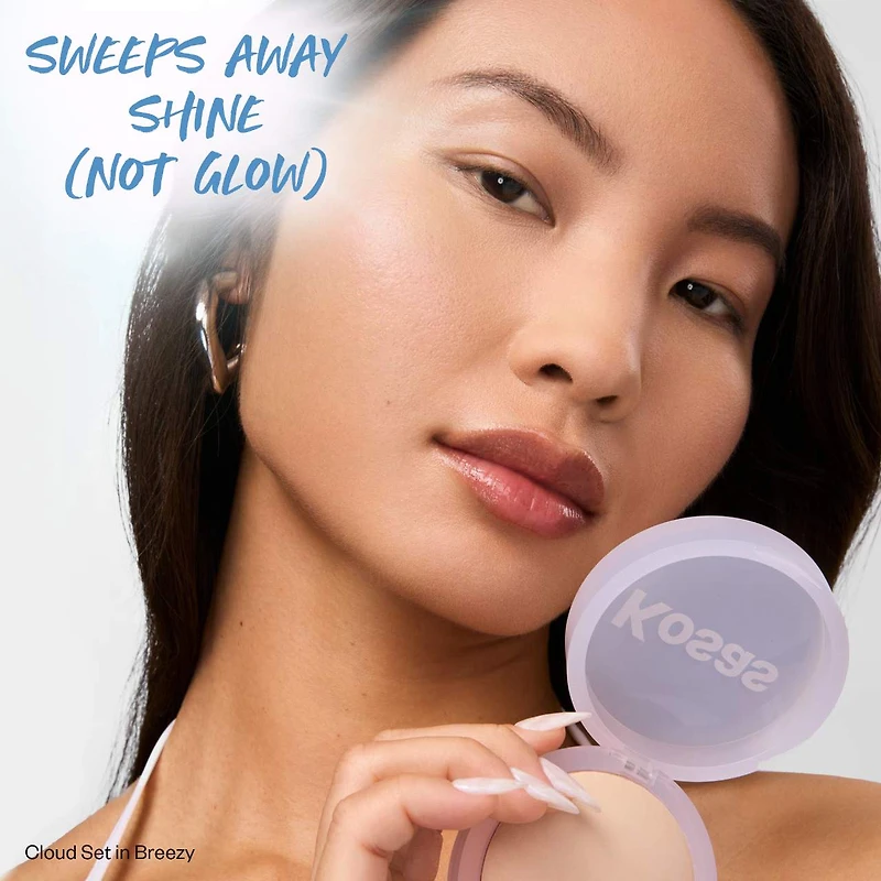 Poudre végane fixatrice et lissante sans talc Cloud Set Baked