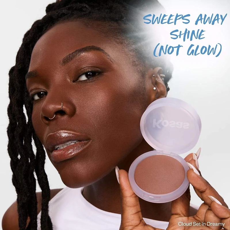 Poudre végane fixatrice et lissante sans talc Cloud Set Baked
