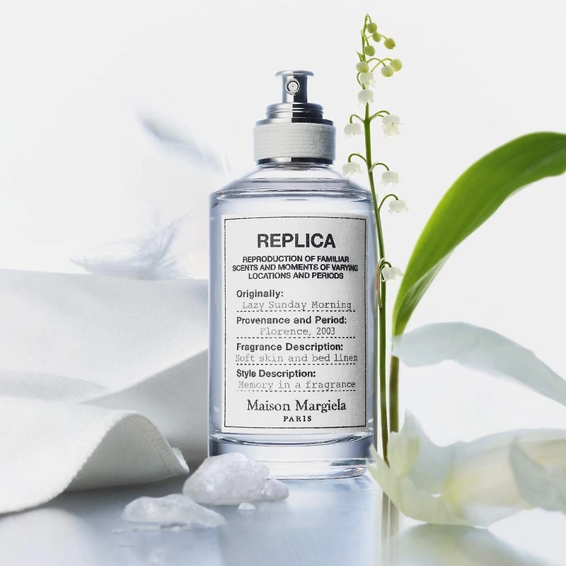 Eau de toilette Lazy Sunday Morning ’REPLICA’ avec musc blanc, muguet et iris