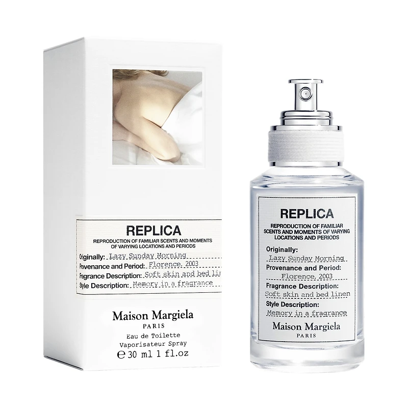 ’REPLICA’ Lazy Sunday Morning Eau de Toilette with White Musk, Lily of the Valley, and Iris